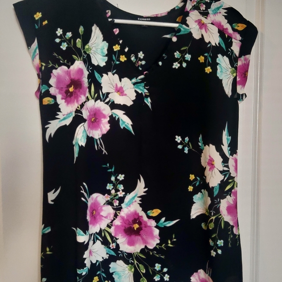 Poly Buttoned Dress Top - Picture 1 of 1